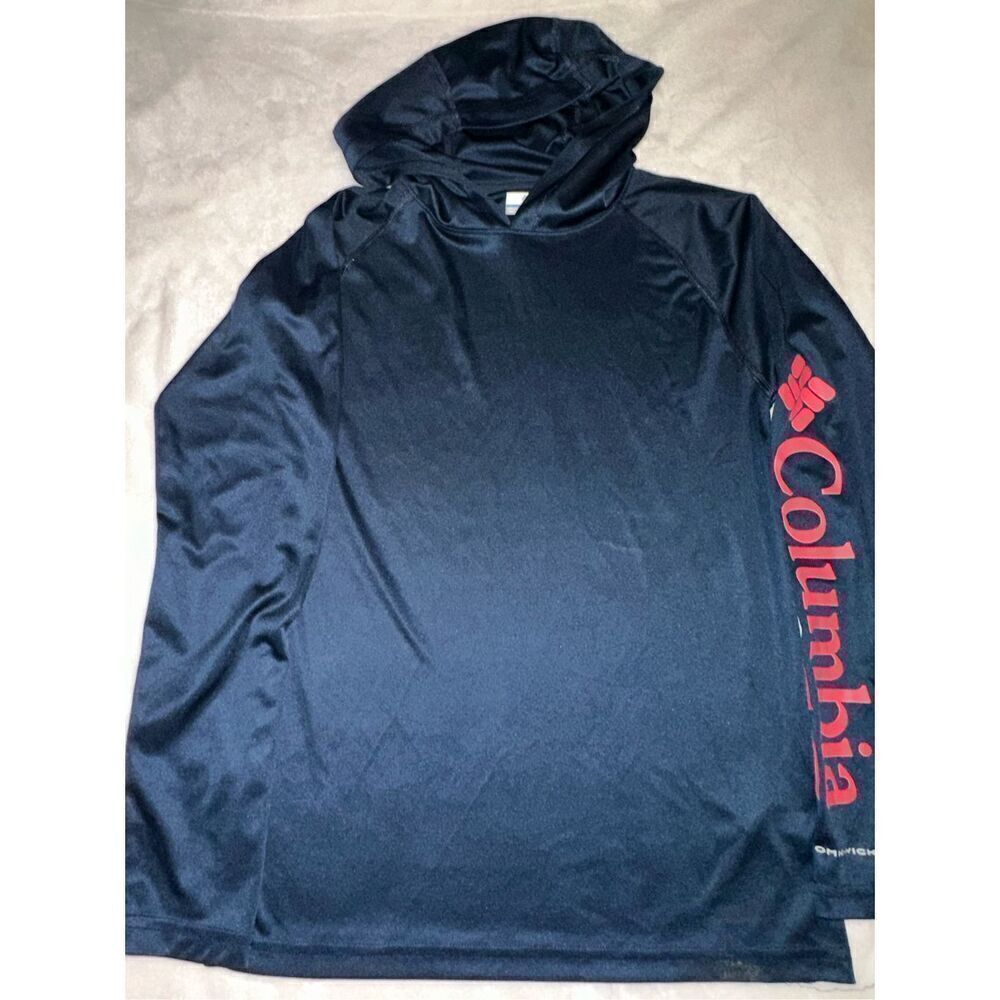 Columbia PFG Hooded Long Sleeve Shirt Girl size Large 14-16